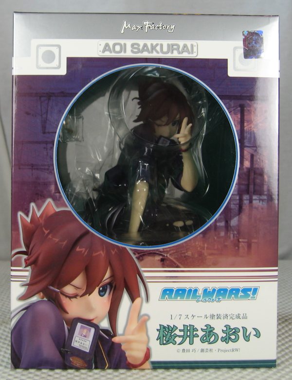 Rail Wars Aoi Sakurai 1/7 Figure Max Factory NEW SEALED - Image 9