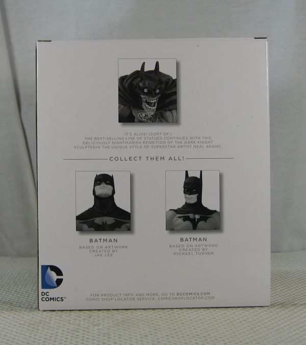 Batman Black and White Zombie Batman Statue by Neal Adams Erick Sosa NEW SEALED - Image 4