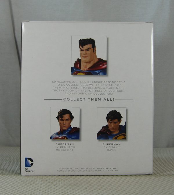 Superman The Man of Steel Statue Ed McGuinness DC Collectibles SEALED - Image 4