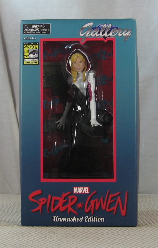 Marvel Gallery Spider-Gwen Unmasked Figure 2016 SDCC Diamond Select NEW SEALED - Image 2