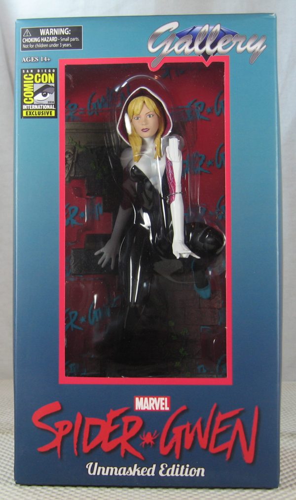 Marvel Gallery Spider-Gwen Unmasked Figure 2016 SDCC Diamond Select NEW SEALED - Image 8