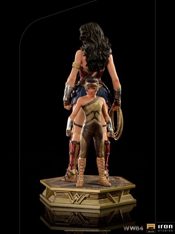 Iron Studios Wonder Woman and Young Diana 1/10 Deluxe Statue WW84 NEW SEALED - Image 2