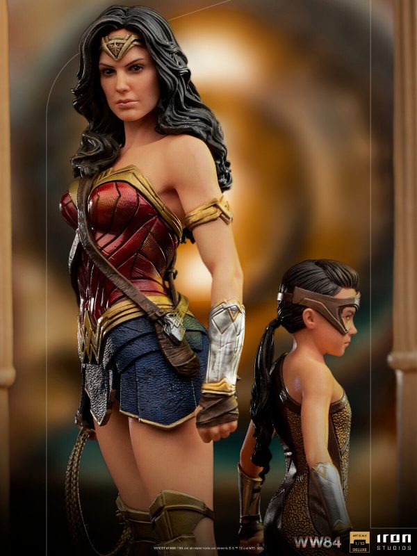 Iron Studios Wonder Woman and Young Diana 1/10 Deluxe Statue WW84 NEW SEALED - Image 4