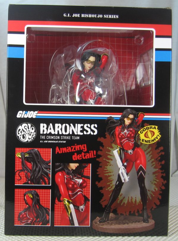 Kotobukiya G.I. Joe Baroness Crimson Strike Team Bishoujo 1/7 Statue NEW SEALED - Image 10