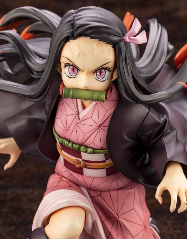 Kotobukiya Demon Slayer Nezuko Kamado 1/8 ArtFX J Statue NEW SEALED - Image 3